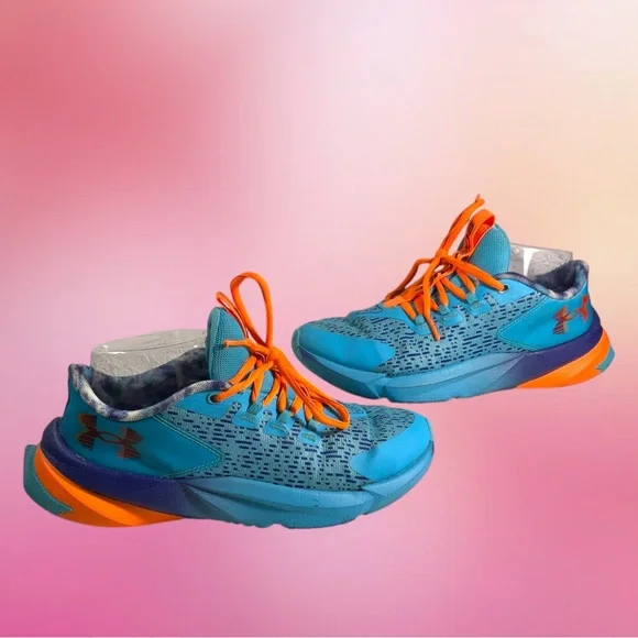 Scramjet Navy And Orange Under Armour Shoes Under Armour